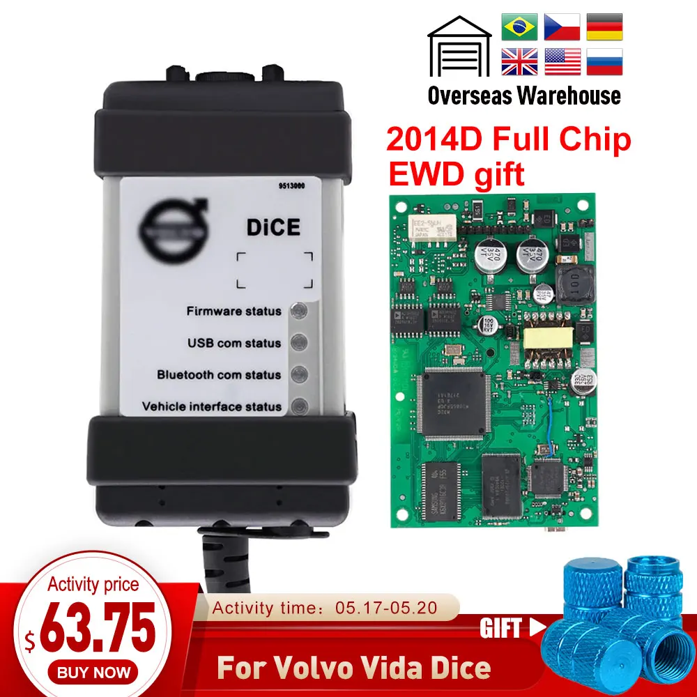 VIDA DICE Full Chip For Volvo Dice 2014D Diagnostic Tool Multi-Language For Volvo Vida Dice Pro Green Board Vida Dice with EWD
VIDA DICE Full Chip For Volvo Dice 2014D Diagnostic Tool Multi-Language For Volvo Vida Dice Pro Green Board Vida Dice with EWD