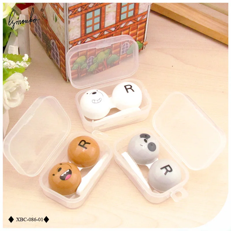 Lymouko Cartoon Mini Smile Funny Bear Portable Plastic Contact Lens Case for Women Storage Box Kit Container Contact Lenses Box
Lymouko Cartoon Mini Smile Funny Bear Portable Plastic Contact Lens Case for Women Storage Box Kit Container Contact Lenses Box