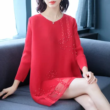 New Summer Elegant Pure Color Slim Loose Lady Dress Knee-length Fashion Casual Printed Short Sleeve A-line Dress XL-01
New Summer Elegant Pure Color Slim Loose Lady Dress Knee-length Fashion Casual Printed Short Sleeve A-line Dress XL-01