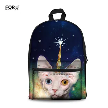 FORUDESIGNS Canadian Hairless Cat Printing School Backpacks for Teen Girls Large Shoulder Book Rucksack Cute Schoolbags Bagpack
FORUDESIGNS Canadian Hairless Cat Printing School Backpacks for Teen Girls Large Shoulder Book Rucksack Cute Schoolbags Bagpack