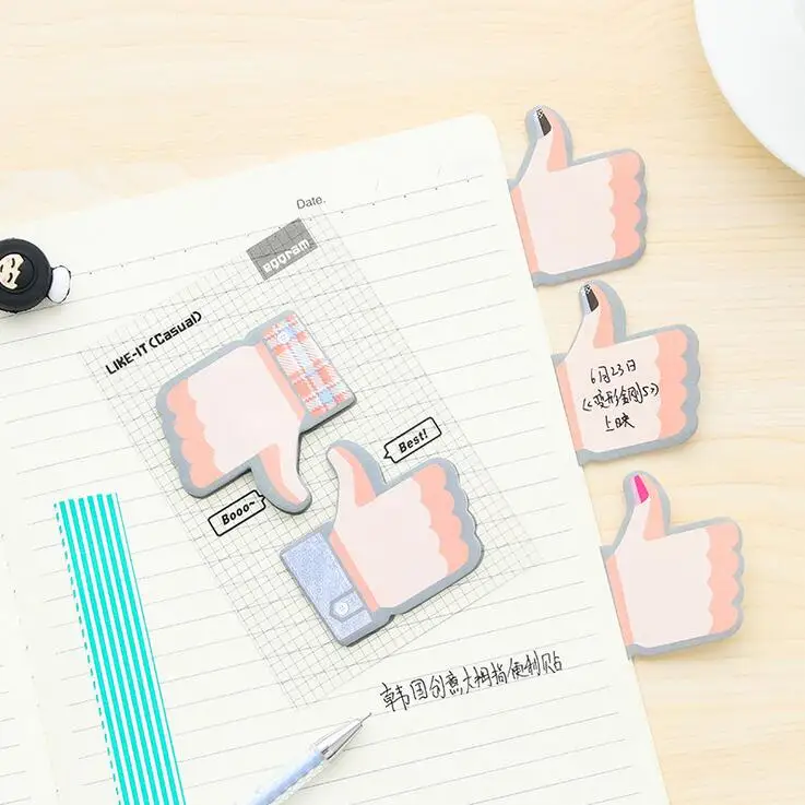 Creative Thumb Good Encourage Memo Pad N Times Sticky Notes Escolar Papelaria School Supply Bookmark Label
Creative Thumb Good Encourage Memo Pad N Times Sticky Notes Escolar Papelaria School Supply Bookmark Label
