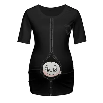 Maternity T-shirt Women Cartoon Print Tops Clothes For Pregnant Short Sleeve T-shirt Pregnancy Clothing Maternity Tops
Maternity T-shirt Women Cartoon Print Tops Clothes For Pregnant Short Sleeve T-shirt Pregnancy Clothing Maternity Tops