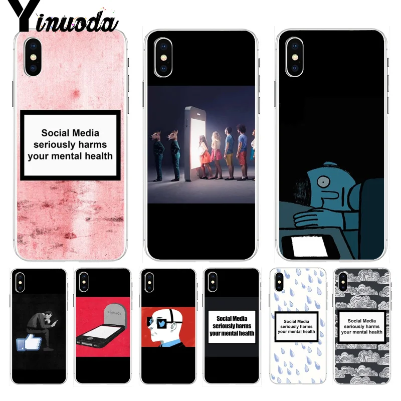 Yinuoda Social Media seriously harms your mental health Soft TPU silicone Luxury for iPhone 8 7 6 6S Plus X XS max 5 5S SE XR
Yinuoda Social Media seriously harms your mental health Soft TPU silicone Luxury for iPhone 8 7 6 6S Plus X XS max 5 5S SE XR