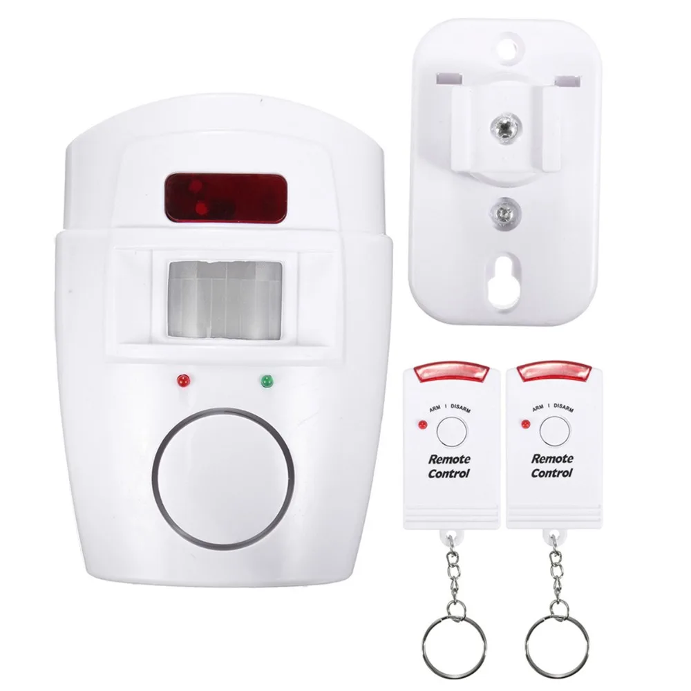 Wireless PIR Motion Sensor Detector Alarm With 2 Remote Controls Door Window For Home Shed Garage Alarm Security System
Wireless PIR Motion Sensor Detector Alarm With 2 Remote Controls Door Window For Home Shed Garage Alarm Security System