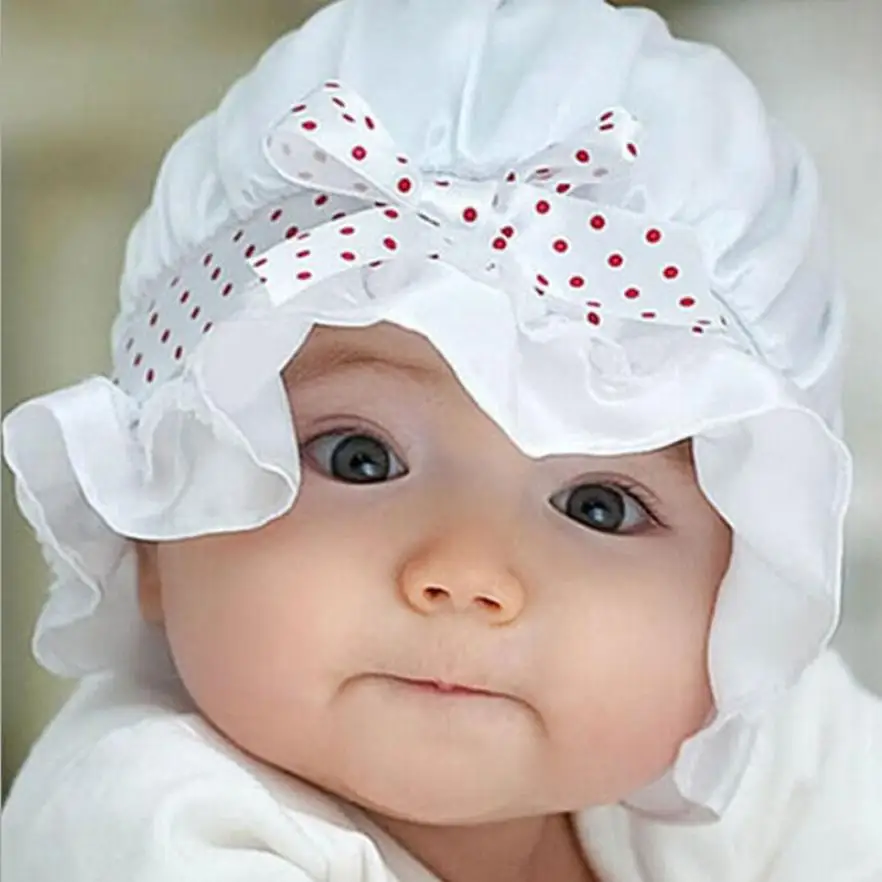 Summer Newborn Baby Silk+Lace Sun Polka Dots Beanie Hat Girl Boy cute White Pink Cool Cap 2-12 Months Head circumference 44cm
Summer Newborn Baby Silk+Lace Sun Polka Dots Beanie Hat Girl Boy cute White Pink Cool Cap 2-12 Months Head circumference 44cm