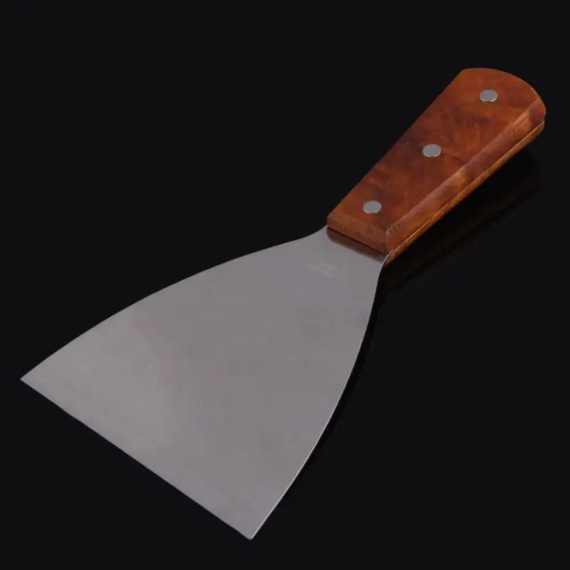 Stainless Steel Pancake Turner Spatula Pizza Cutter Baking Tools with Wooden Handle Tableware S L
Stainless Steel Pancake Turner Spatula Pizza Cutter Baking Tools with Wooden Handle Tableware S L