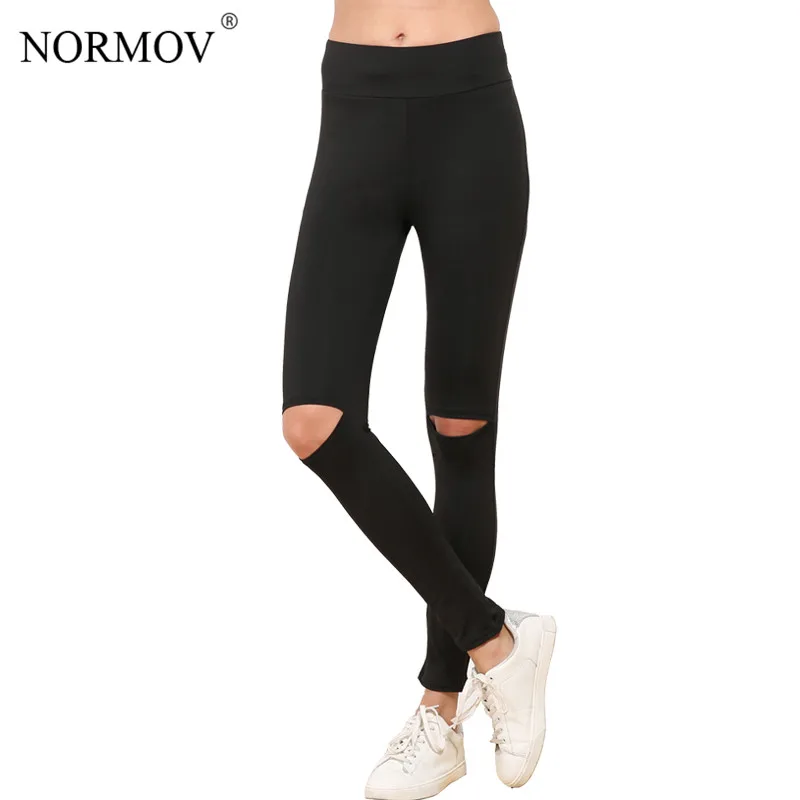 NORMOV S-XL Women Ripped Leggings Fashion Polyester Workout Legging Comfortable Activewear Slim Large Size Legging Women
NORMOV S-XL Women Ripped Leggings Fashion Polyester Workout Legging Comfortable Activewear Slim Large Size Legging Women