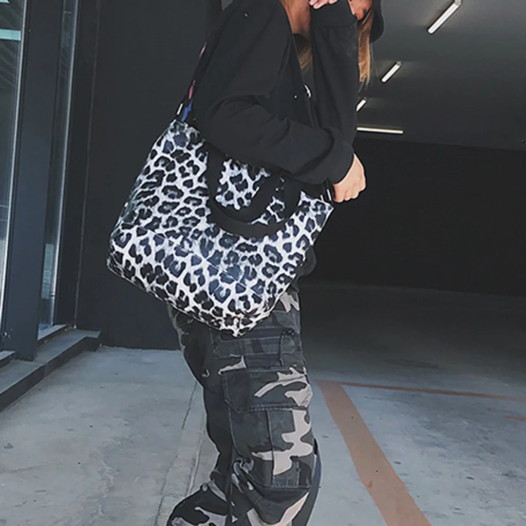 Handbags Unisex Canvas Messenger Printing Leopard Shopping Bag Crossbody Bag Handle Bags Casual Female Bags Shoulder Purses
Handbags Unisex Canvas Messenger Printing Leopard Shopping Bag Crossbody Bag Handle Bags Casual Female Bags Shoulder Purses