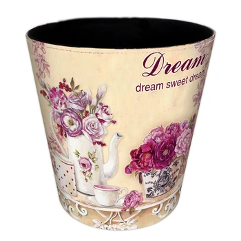 10L Waterproof Leather Trash Bin Waste Container Garbage Can Flowers Pattern Garbage Bin Holder Bucket Trash Can Wastebin 2019
10L Waterproof Leather Trash Bin Waste Container Garbage Can Flowers Pattern Garbage Bin Holder Bucket Trash Can Wastebin 2019