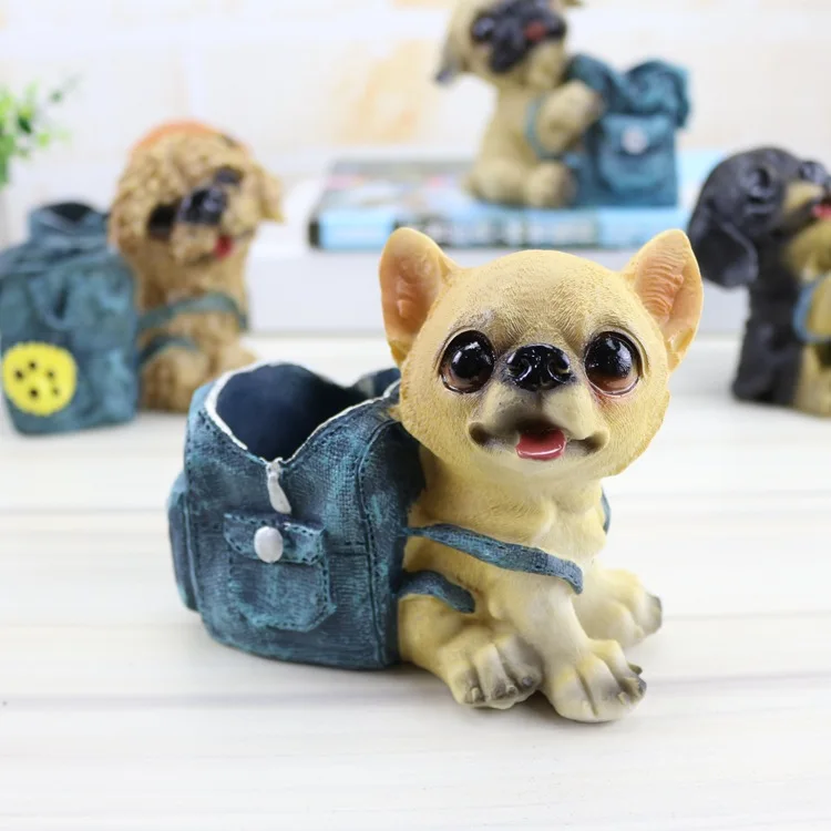 Pcs dog - shaped pen holder creative resin new exotic gifts decorative gifts crafts ornaments boutique
Pcs dog - shaped pen holder creative resin new exotic gifts decorative gifts crafts ornaments boutique