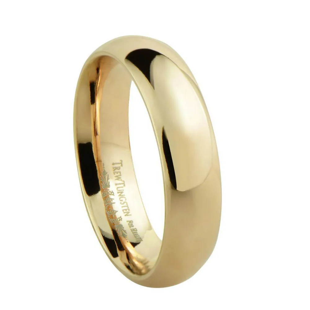 Mens Domed Titanium Wedding Ring Width - 5mm /TIRI0001RM /customize engraving 
Mens Domed Titanium Wedding Ring Width - 5mm /TIRI0001RM /customize engraving