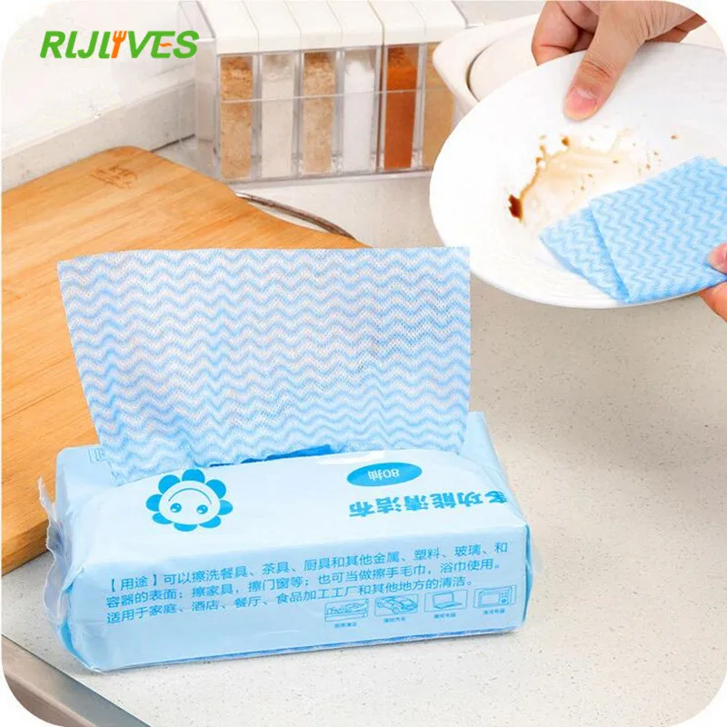 80pcs/Bag Disposable Non-woven Cloth Multi-Purpose Removable Dish Cloth Clean Environmental Protection Kitchen Hygiene Products
80pcs/Bag Disposable Non-woven Cloth Multi-Purpose Removable Dish Cloth Clean Environmental Protection Kitchen Hygiene Products