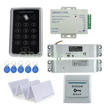 125 khz RFID Card standalone Access Control Kit Electric Bolt Lock+power+exit+keypad+keys
125 khz RFID Card standalone Access Control Kit Electric Bolt Lock+power+exit+keypad+keys