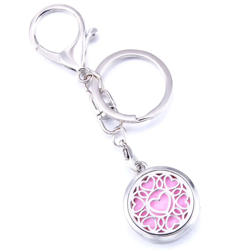 Silver Heart Shape Aroma Keychain Keyring Open Locket Stainless Steel Perfume Aromatherapy Essential Oil Diffuser Car Keychain
Silver Heart Shape Aroma Keychain Keyring Open Locket Stainless Steel Perfume Aromatherapy Essential Oil Diffuser Car Keychain