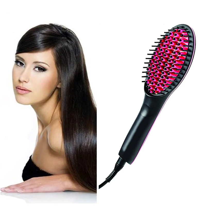 Electric Straightening Hair Brush Hair Straightener Ceramic Teeth LCD Play Temperature Heating Brushes
Electric Straightening Hair Brush Hair Straightener Ceramic Teeth LCD Play Temperature Heating Brushes