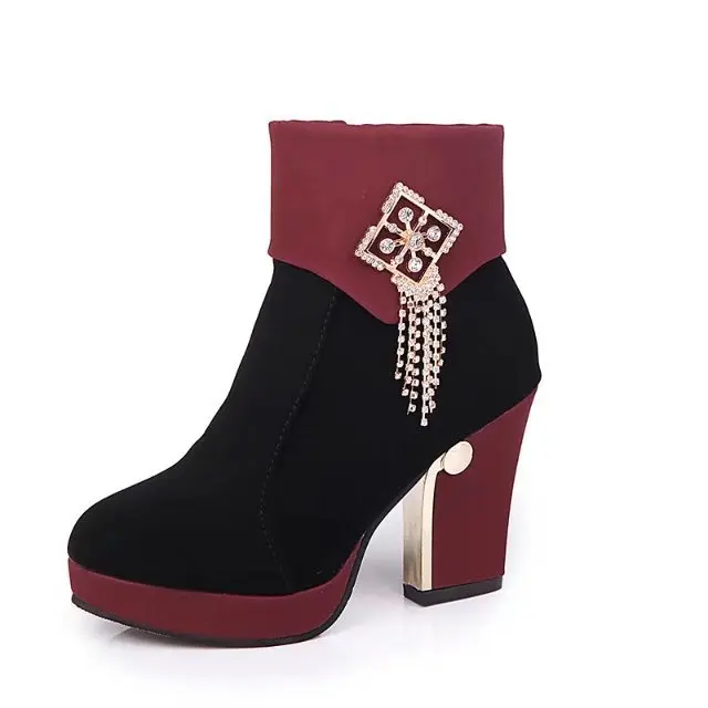 Martin boots boots high heel new women's boots waterproof platform thick with winter wild side zipper round head boots
Martin boots boots high heel new women's boots waterproof platform thick with winter wild side zipper round head boots