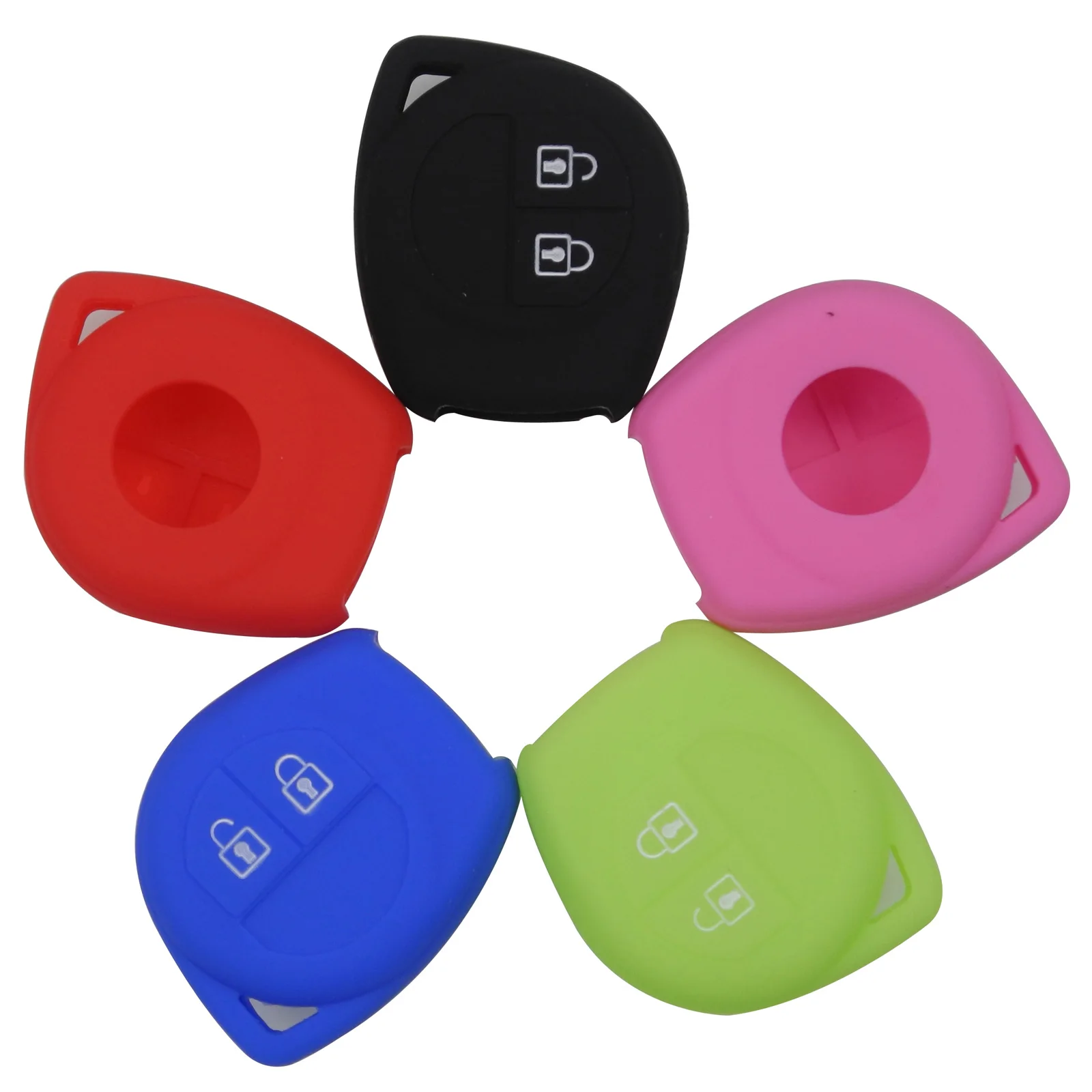 Jingyuqin 2 Button Remote Silicone Car Key Case Fob Protect Cover for Mazda Suzuki SX4 Swift Vitara Car Styling
Jingyuqin 2 Button Remote Silicone Car Key Case Fob Protect Cover for Mazda Suzuki SX4 Swift Vitara Car Styling
