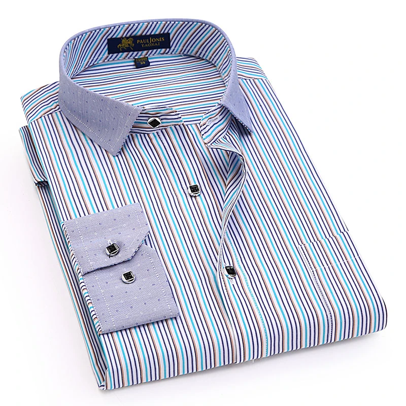 Men's Long Sleeve Plaid/stripe Dress Shirt with Chest Pocket Patchwork Collar Smart Casual Regular-fit Formal Office Tops Shirts
Men's Long Sleeve Plaid/stripe Dress Shirt with Chest Pocket Patchwork Collar Smart Casual Regular-fit Formal Office Tops Shirts