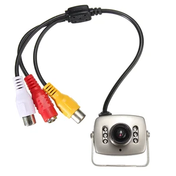 

NTSC Super Mini Wired CMOS HD CCTV Security Camera Recorder 6 LED 3.6mm Lens Night Vision Home Safety Surveillance