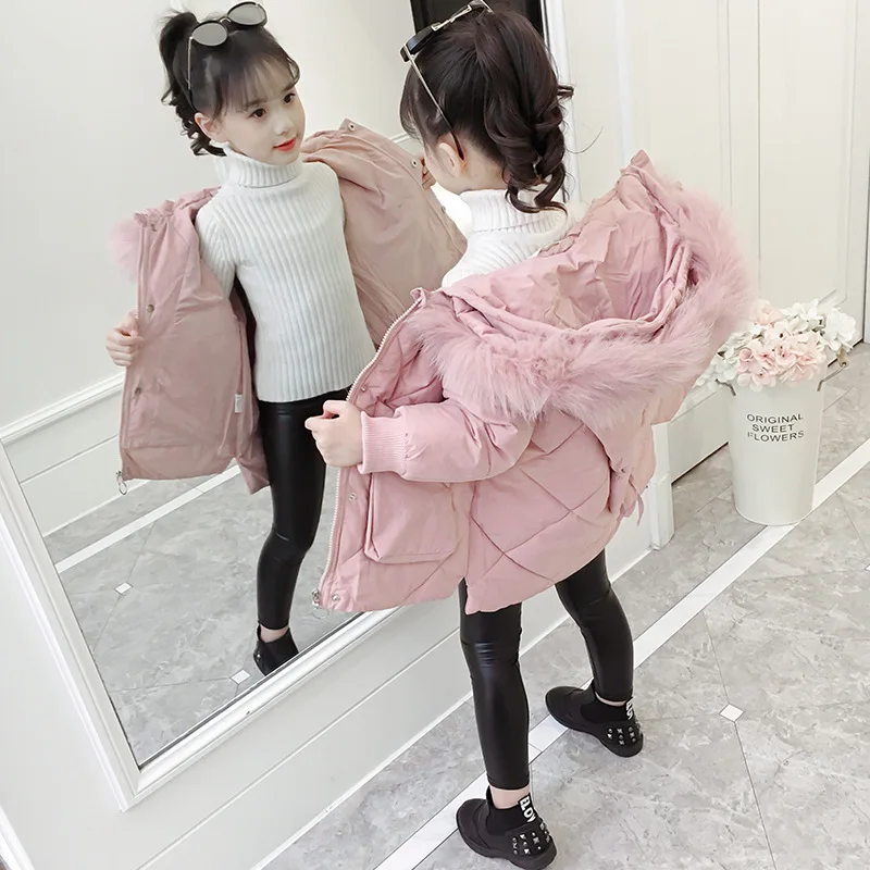 Kids Clothing New Fashion Children Winter Jacket Girl Winter Coat Kids Warm Thick Fur Collar Hooded Long Down Coats 5T-16T
Kids Clothing New Fashion Children Winter Jacket Girl Winter Coat Kids Warm Thick Fur Collar Hooded Long Down Coats 5T-16T