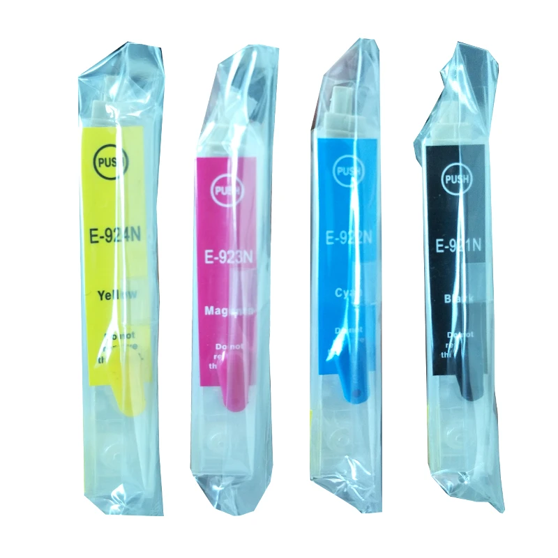 4pcs 92N 92 T0921N -924N Auto reset chip Refillable ink cartridge for EPSON Stylus T26 T27 TX106 TX117 TX119 TX109 C91 CX4300 
4pcs 92N 92 T0921N -924N Auto reset chip Refillable ink cartridge for EPSON Stylus T26 T27 TX106 TX117 TX119 TX109 C91 CX4300