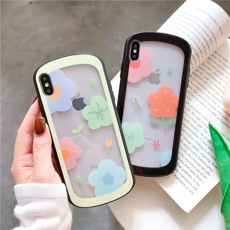 Fresh Flower Cover for Iphone X Xr 7 8 Plus Case Transparent Tempered Glass Arc Shaped Coque for Iphone 6 6s Plus Xs Max Case
Fresh Flower Cover for Iphone X Xr 7 8 Plus Case Transparent Tempered Glass Arc Shaped Coque for Iphone 6 6s Plus Xs Max Case
