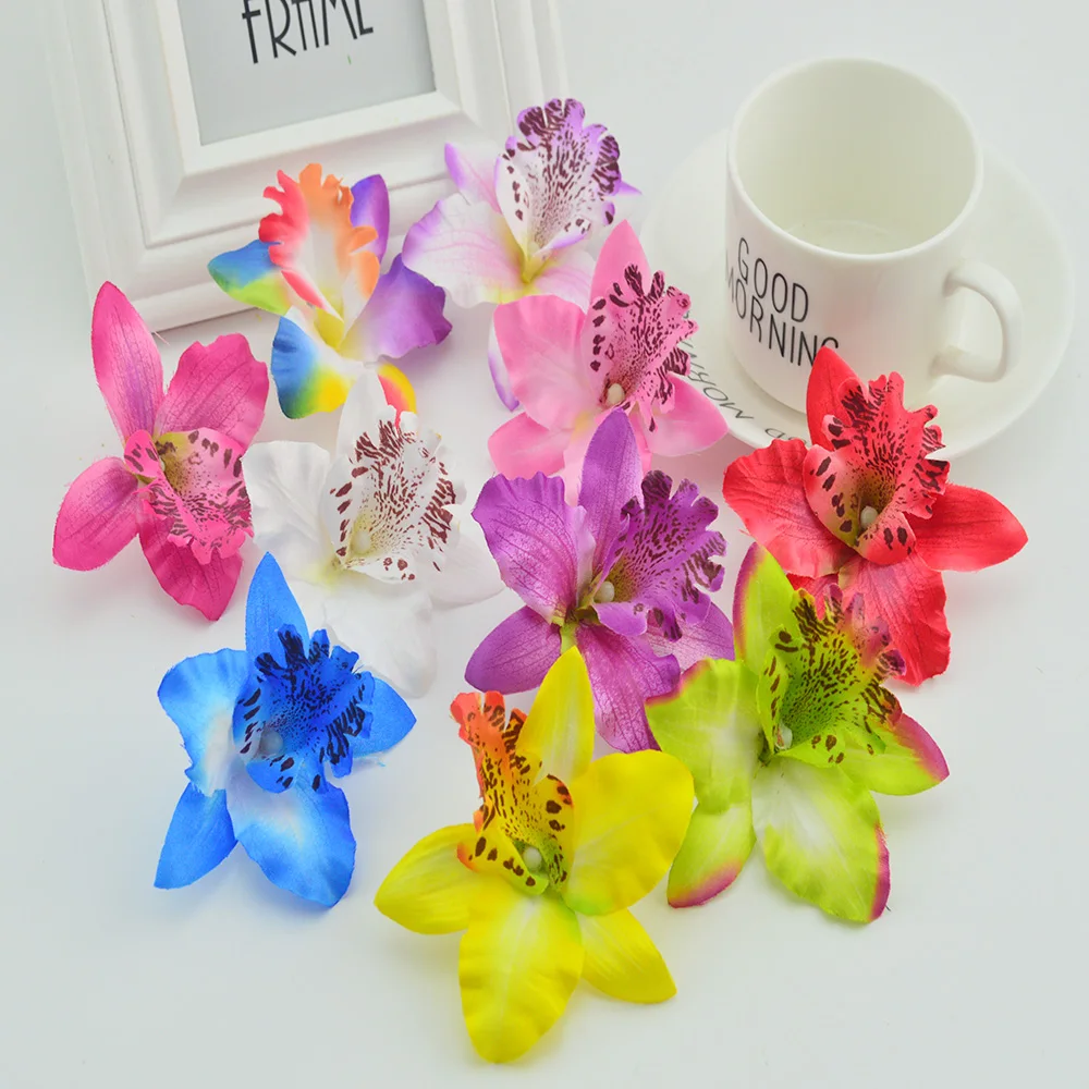 100pcs Thai orchid cheap artificial flower for Home Wedding Decora DIY Silk Phalaenopsis Fake Flower simulation Butterfly Orchid
100pcs Thai orchid cheap artificial flower for Home Wedding Decora DIY Silk Phalaenopsis Fake Flower simulation Butterfly Orchid