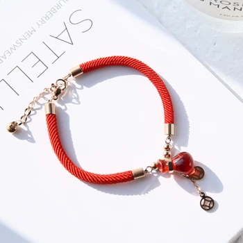 YUN RUO 2018 New Arrival Lucky Money Bag Red Bracelet Fashion Elegant Woman Gift Rose Gold Color Titanium Steel Jewelry Not Fade
YUN RUO 2018 New Arrival Lucky Money Bag Red Bracelet Fashion Elegant Woman Gift Rose Gold Color Titanium Steel Jewelry Not Fade