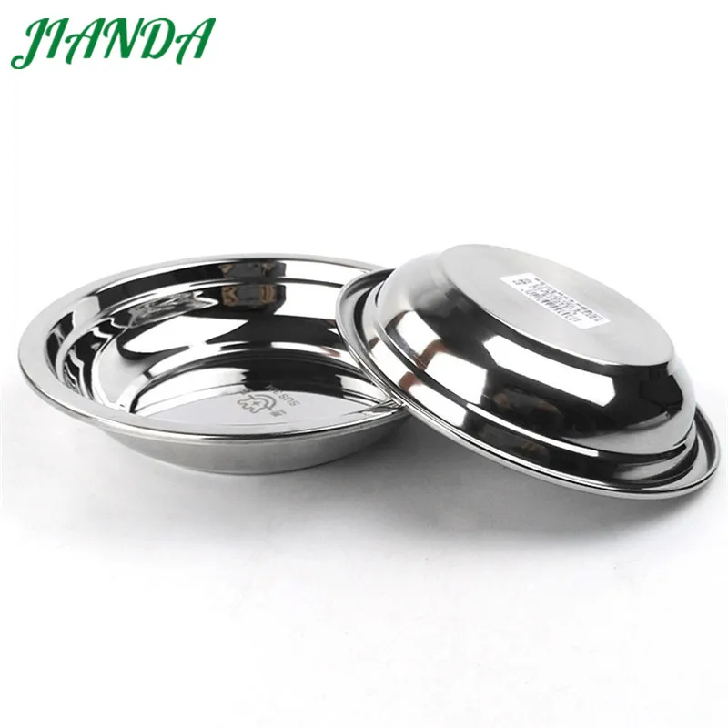 JIANDA High Quality 304 Stainless Steel Salad Bowl Tableware Dishes & plates Durable Dish Bowls Set Kitchen Accessories 7 Size
JIANDA High Quality 304 Stainless Steel Salad Bowl Tableware Dishes & plates Durable Dish Bowls Set Kitchen Accessories 7 Size
