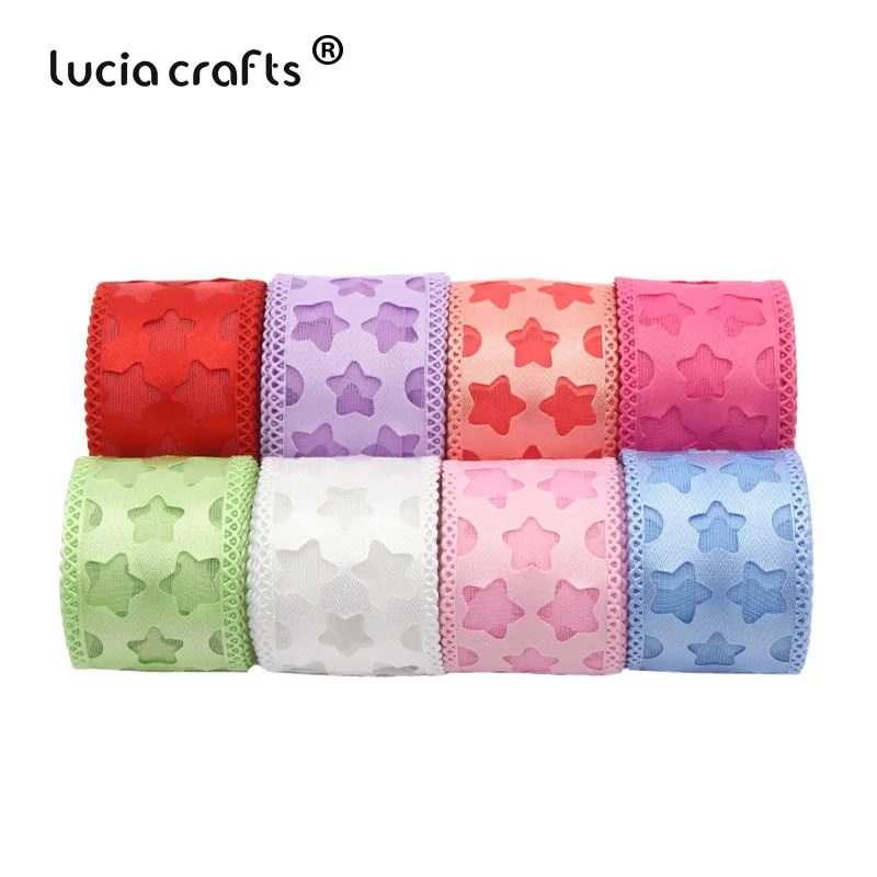 Lucia crafts 5y/6y 40mm Star Organza Ribbons for Wedding Home Decor DIY Sewing Gift Wrapping Handmade Accessories P0707
Lucia crafts 5y/6y 40mm Star Organza Ribbons for Wedding Home Decor DIY Sewing Gift Wrapping Handmade Accessories P0707