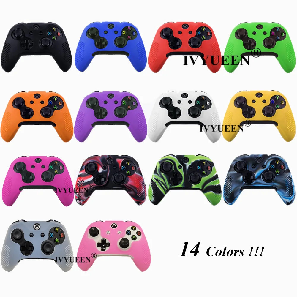 IVYUEEN 14 Colors for Microsoft Xbox One X S Slim Controller Silicone Case Skin Protective Cover with Thumb Sticks Grips Caps
IVYUEEN 14 Colors for Microsoft Xbox One X S Slim Controller Silicone Case Skin Protective Cover with Thumb Sticks Grips Caps