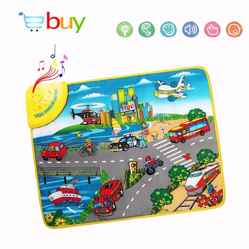 Baby Musical Carpet Music Traffic Vehicle Piano Play Mat Playmat Puzzle Early Learning Educational Toys for Children Infant Gift
Baby Musical Carpet Music Traffic Vehicle Piano Play Mat Playmat Puzzle Early Learning Educational Toys for Children Infant Gift