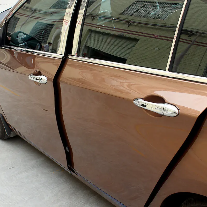 For-Chevrolet-CAVALIER-2017-ABS-Chrome-Car-door-protector-Handle-Decoration-frame-Cover-Trim-styling-accessories