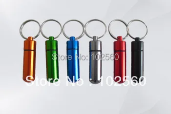 aluminum pill holder keychain,pill box with 2.5cm ring can choose all color
aluminum pill holder keychain,pill box with 2.5cm ring can choose all color