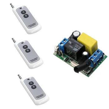New Style AC220V 10A Wireless Remote Control Light Switch Receiver Module & AB Keys Transmitte for Appliances Gate Garage Door
New Style AC220V 10A Wireless Remote Control Light Switch Receiver Module & AB Keys Transmitte for Appliances Gate Garage Door