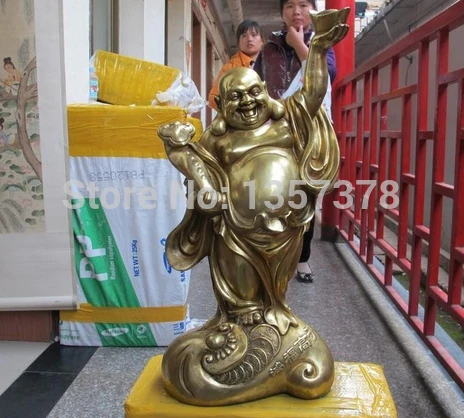 shitou 00435 Chinese Copper Bronze Gild Happy Laugh Ruyi YuanBao Maitreya Monk Buddha Statue
shitou 00435 Chinese Copper Bronze Gild Happy Laugh Ruyi YuanBao Maitreya Monk Buddha Statue