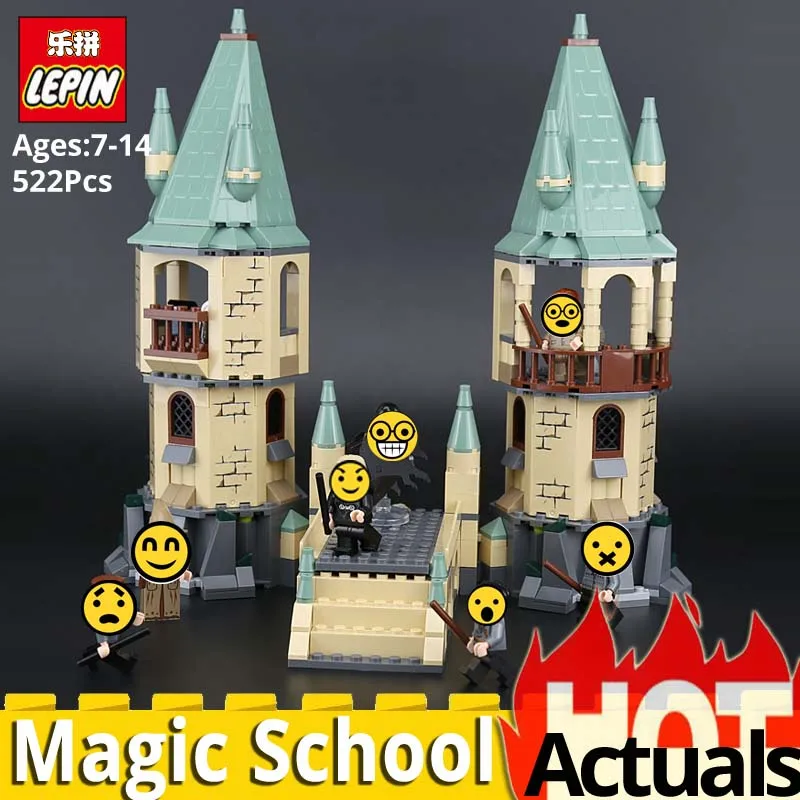 Lepin Harry Movie Potter 16028 Magic School Model Toys for Children legoingly Collection 4867 architecture diy house mininatures
Lepin Harry Movie Potter 16028 Magic School Model Toys for Children legoingly Collection 4867 architecture diy house mininatures