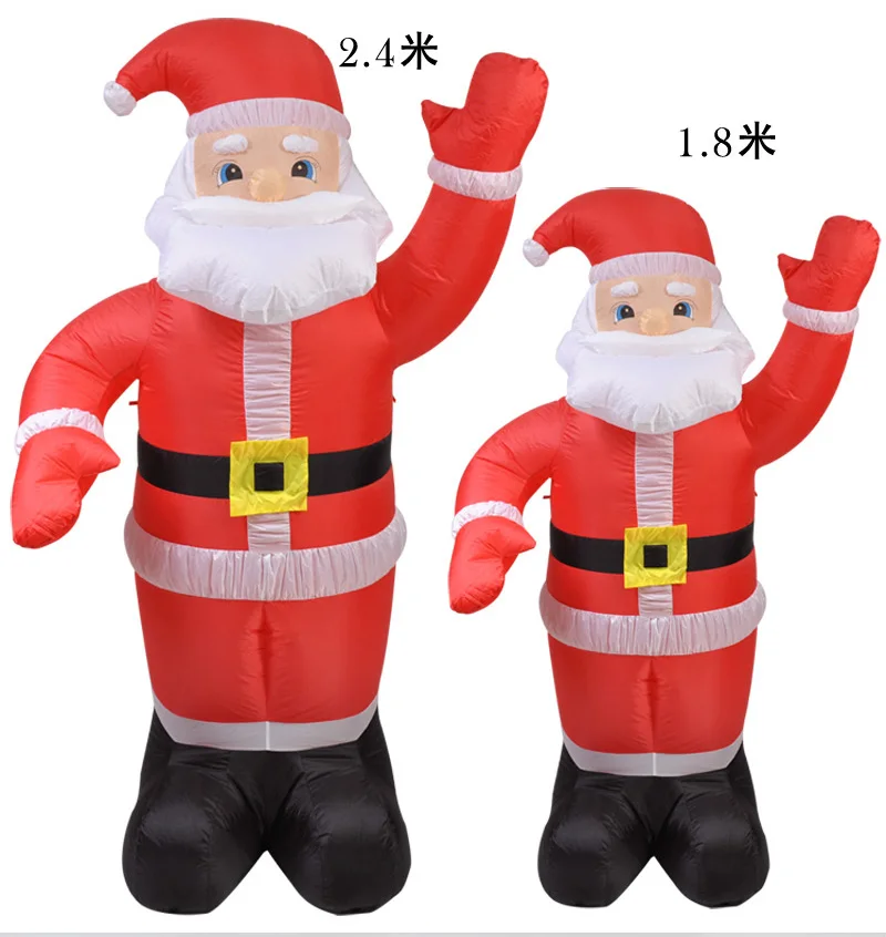 Hot Selling Newest 2019 Christmas Decorations Inflatable Santa Claus with Lights Inflatable Elderly Mold Santa Claus 2.4 M 1.8 M
Hot Selling Newest 2019 Christmas Decorations Inflatable Santa Claus with Lights Inflatable Elderly Mold Santa Claus 2.4 M 1.8 M