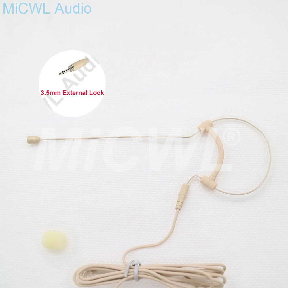 Single Hook Ear Condenser Microphone Omni-directional Head Worn Earphones 3.5mm External Lock Connector Stage Performance
Single Hook Ear Condenser Microphone Omni-directional Head Worn Earphones 3.5mm External Lock Connector Stage Performance