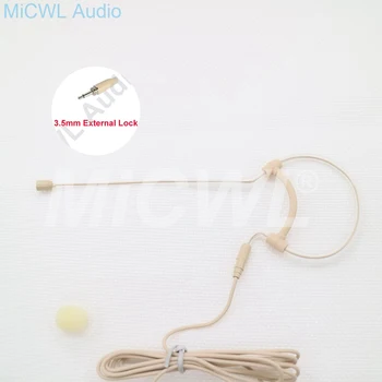 Single Hook Ear Condenser Microphone Omni-directional Head Worn Earphones 3.5mm External Lock Connector Stage Performance
Single Hook Ear Condenser Microphone Omni-directional Head Worn Earphones 3.5mm External Lock Connector Stage Performance