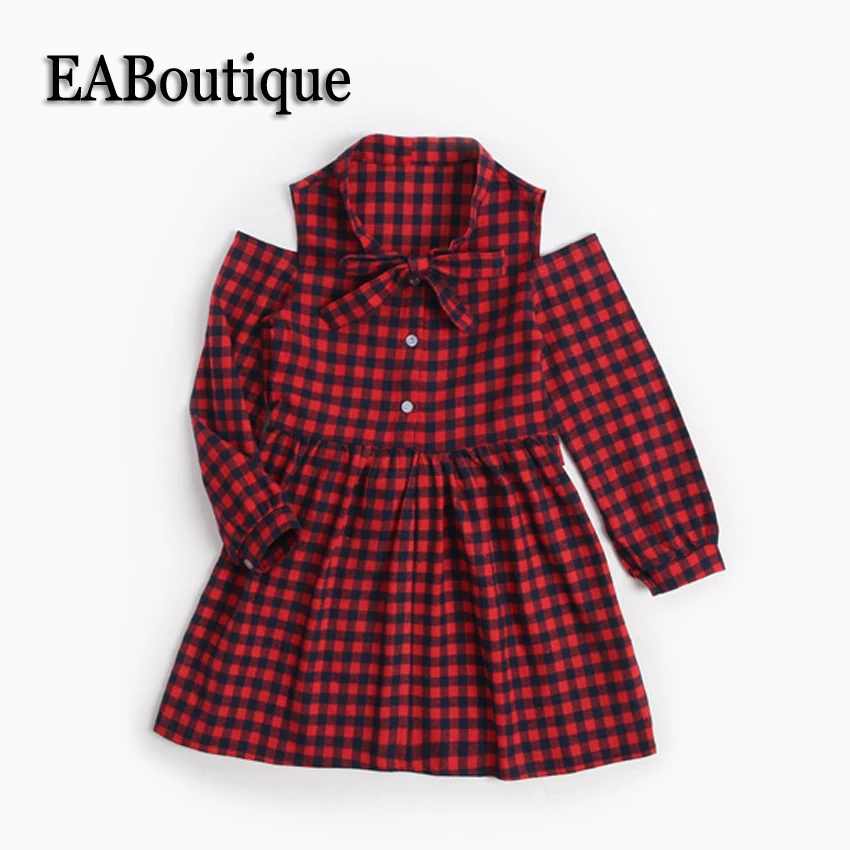 Eaboutique/Новинка весны детские модные красные Клетчатый узор с бантом Обувь для