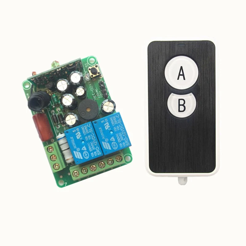 AC220V 2CH Wireless Remote Control Switch System 1*Receiver + 1*Ultra -thin acrylic Transmitters for Appliances Gate Garage Door
AC220V 2CH Wireless Remote Control Switch System 1*Receiver + 1*Ultra -thin acrylic Transmitters for Appliances Gate Garage Door