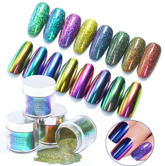 4 in 1 Dipping Powder For Nail Extension Flower Carved 10g Holographic Dust Decorations Without Lamp Cured For Nails Art Di
4 in 1 Dipping Powder For Nail Extension Flower Carved 10g Holographic Dust Decorations Without Lamp Cured For Nails Art Di