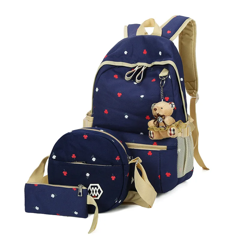 women canvas backpack 3 pcs/set Dot Printing Backpack Cute Light weight school backpack Middle High School Bags Teenage Girls
women canvas backpack 3 pcs/set Dot Printing Backpack Cute Light weight school backpack Middle High School Bags Teenage Girls