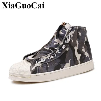 New Men High Top Canvas Shoes for Spring Breathable Lace-up Flat Casual Shoes Retro Classic Shell Toe Camo Youth Leisure Shoes
New Men High Top Canvas Shoes for Spring Breathable Lace-up Flat Casual Shoes Retro Classic Shell Toe Camo Youth Leisure Shoes