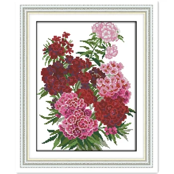 Carnation Painting Needlework Embroidery Cross Set Home Decor Chinese Counted Cross Stitch Patterns Kit 11CT Printed On Canvas
Carnation Painting Needlework Embroidery Cross Set Home Decor Chinese Counted Cross Stitch Patterns Kit 11CT Printed On Canvas