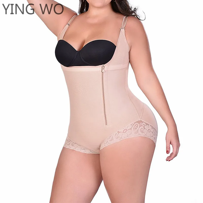 Side Zipper Lace Hem Big Size Tummy Control Underbust Body Briefer Compression Garment Slimming Postpartum Bodysuit Body Contour
Side Zipper Lace Hem Big Size Tummy Control Underbust Body Briefer Compression Garment Slimming Postpartum Bodysuit Body Contour
