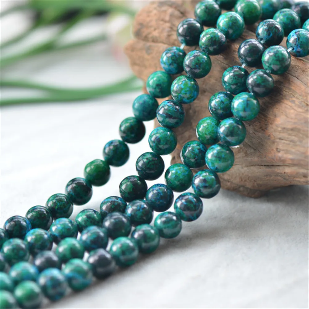 Joanlyn Grade A Natural Chrysocolla Beads 6mm 8mm 10mm 12mm 14mm Smooth Polished Round 15 Inch Strand CA03
Joanlyn Grade A Natural Chrysocolla Beads 6mm 8mm 10mm 12mm 14mm Smooth Polished Round 15 Inch Strand CA03