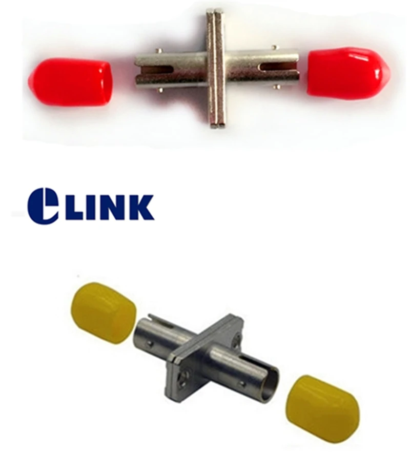 ST fiber adapter rectangular type SM MM optical fibre coupler red yellow ftth connector good quality factory supply ELINK
ST fiber adapter rectangular type SM MM optical fibre coupler red yellow ftth connector good quality factory supply ELINK