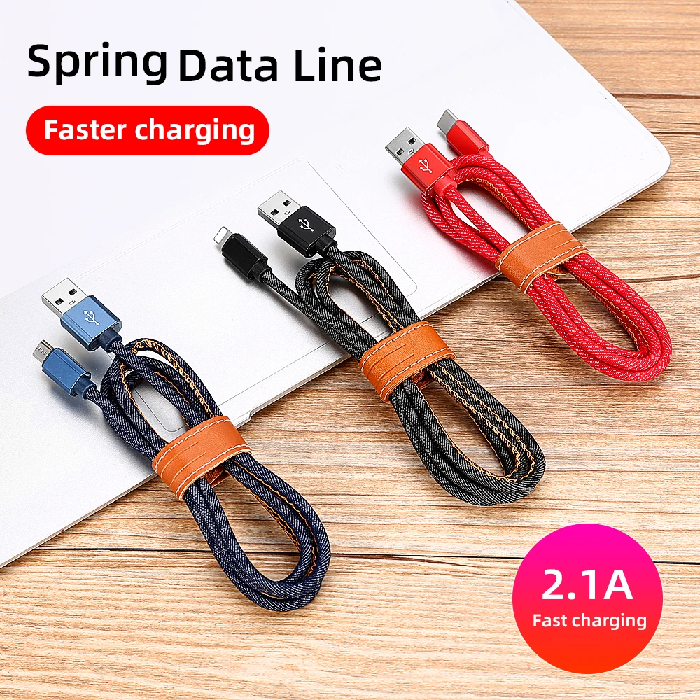 USB Charger Cable For Samsung S9 S8 Huawei Mate 20 Pro Xiaomi 2.1A Fast Charge 1m Type C Micro USB C Cable Mobile Phone Cables
USB Charger Cable For Samsung S9 S8 Huawei Mate 20 Pro Xiaomi 2.1A Fast Charge 1m Type C Micro USB C Cable Mobile Phone Cables